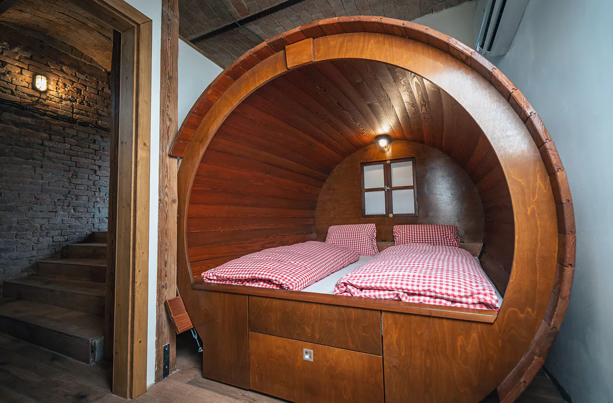 Übernachtung im Weinfass für 6 Grub an der March - 5