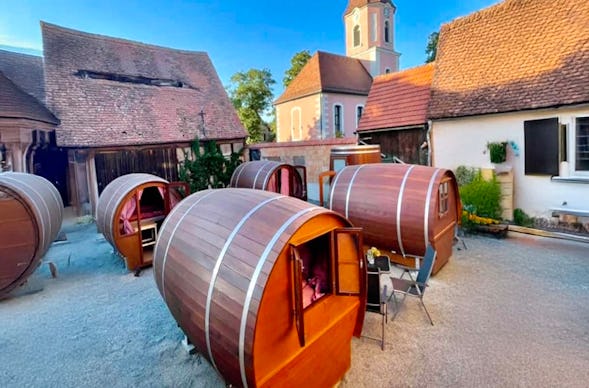 Übernachtung im Weinfass mit Schnitzeljagd Ipsheim für 2 (1 Nacht)