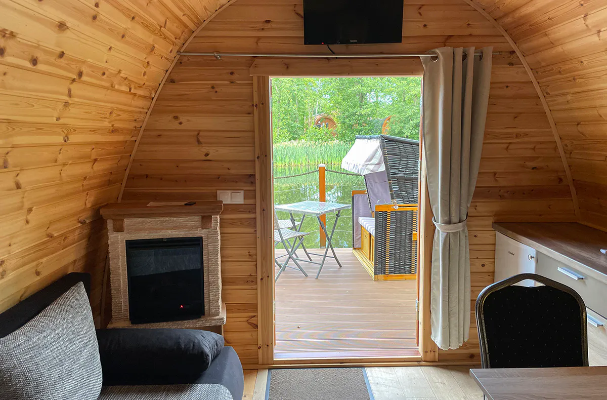 Übernachtung im Premium Pod am Wasser mit Kanutour Silberstedt für 2 (1 Nacht) - 6