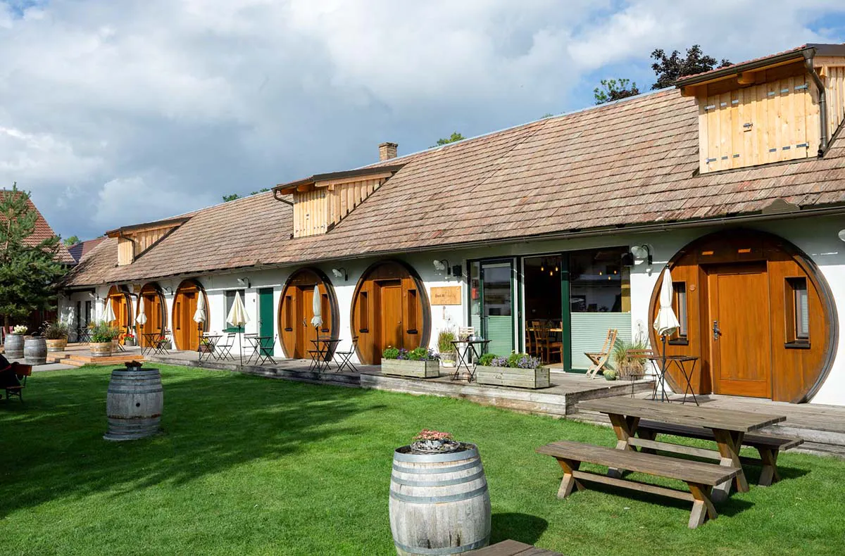 Urlaub mit Freunden im Weinfass Grub an der March - 5