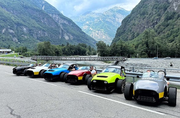 Vanderhall Roadster Fahrt ab Locarno (Day Ride 8h)