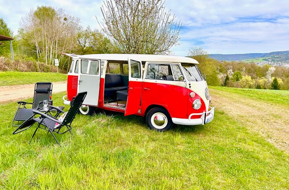 VW Bulli Tour Wenighösbach mit Picknick
