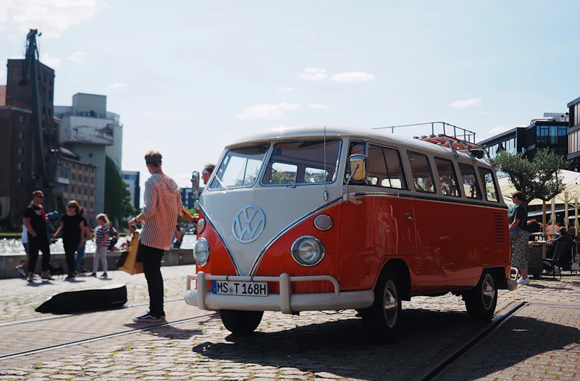 VW Bulli Stadtrundfahrt in Münster für 4