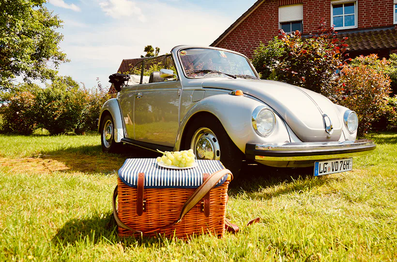 VW Käfer mieten mit Picknick Hamburg (8 Std.)