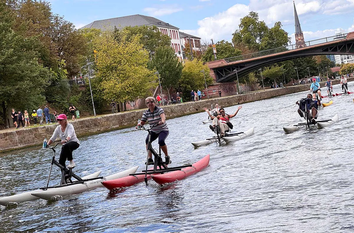 Waterbike fahren Heidelberg - 5
