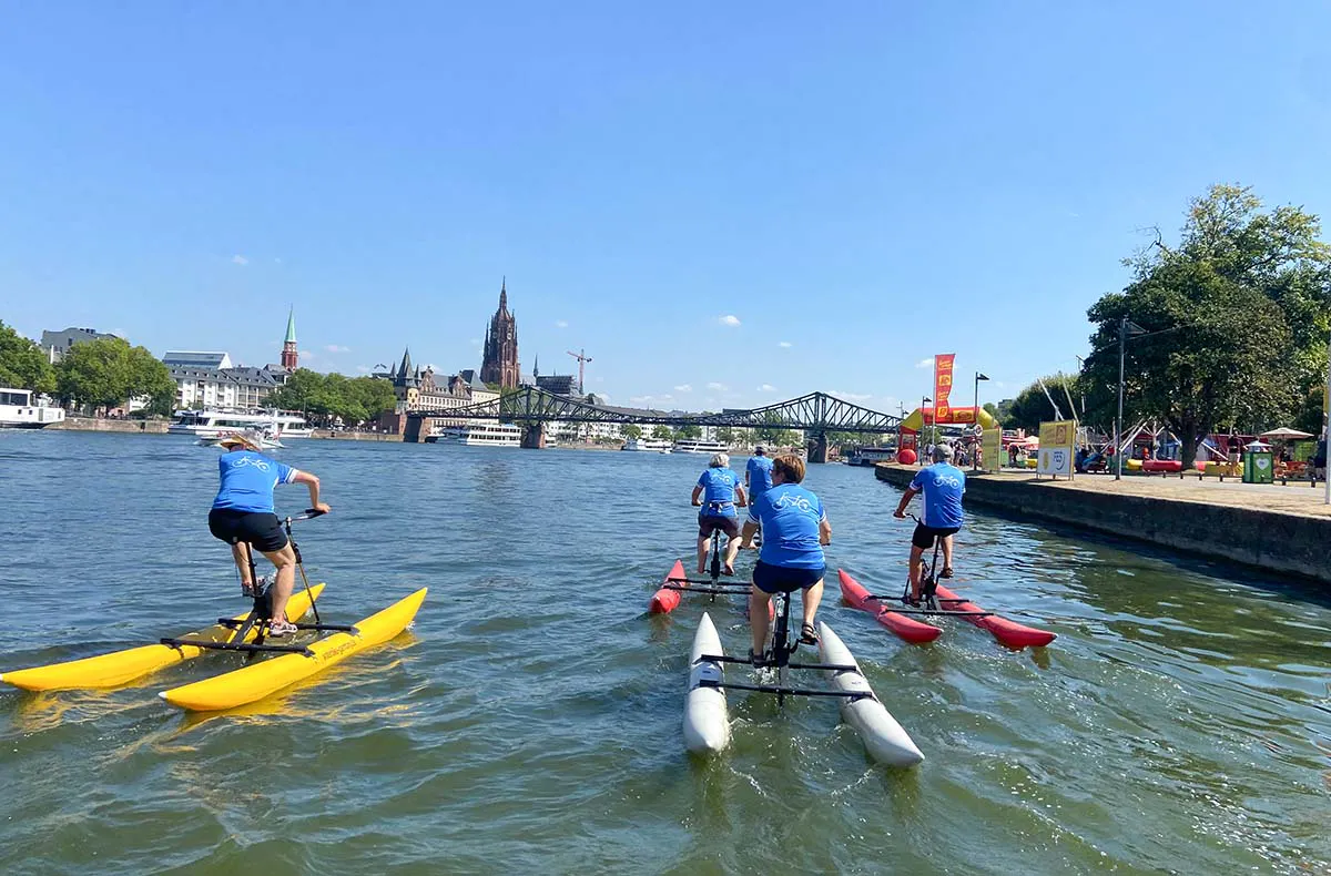 Waterbike fahren Heidelberg - 6