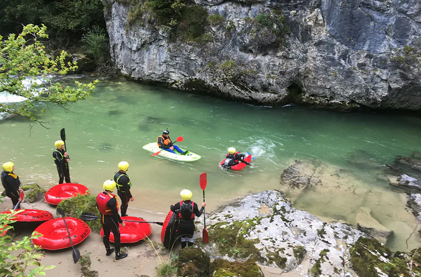 Wildwasser-Tubing Abtenau-Voglau für 2